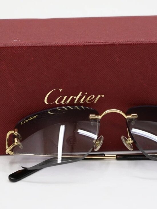 Cartier C Decor CT0330S-005 Gold Frame Sunglasses